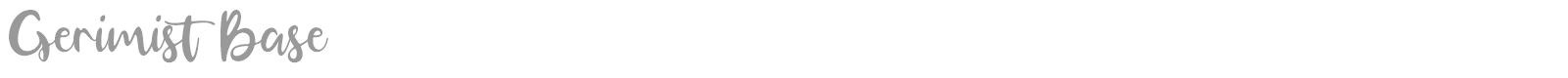 Gerimist font preview